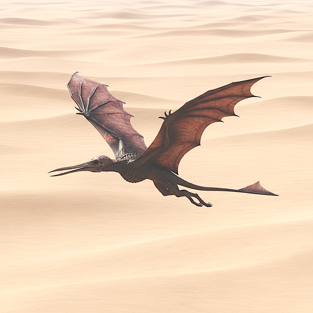 The Desert Side: scorched dunes under a huge red dwarf sun that never sets.